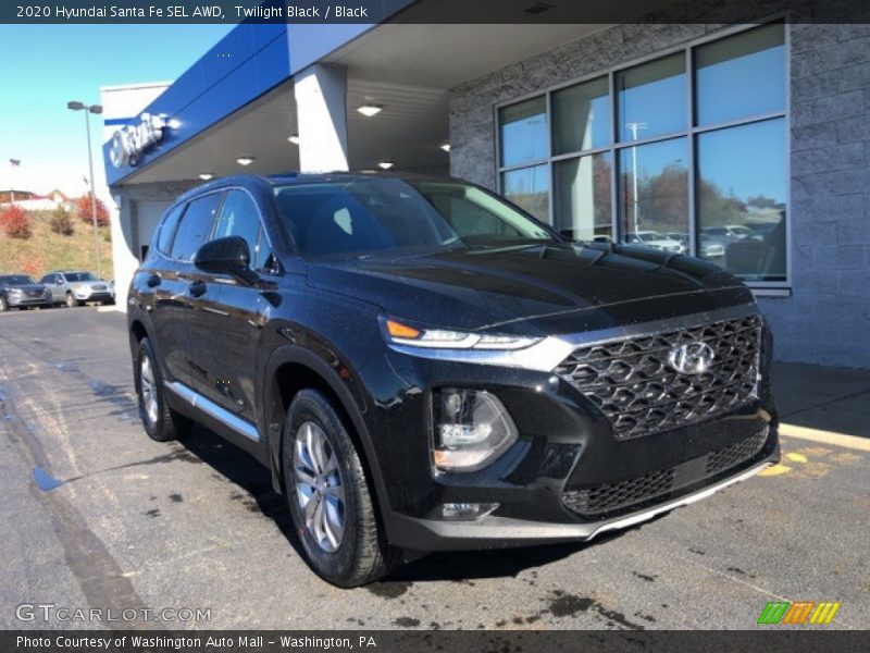 Twilight Black / Black 2020 Hyundai Santa Fe SEL AWD