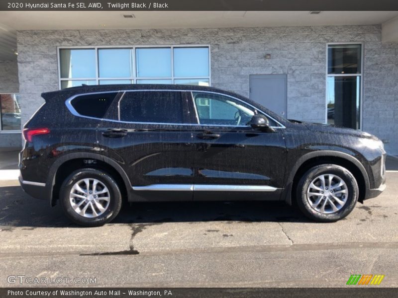 Twilight Black / Black 2020 Hyundai Santa Fe SEL AWD