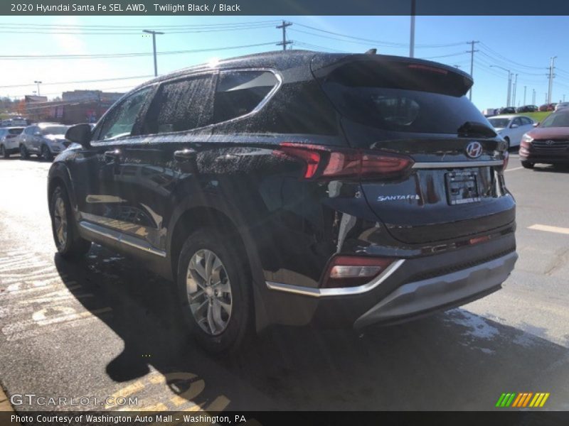 Twilight Black / Black 2020 Hyundai Santa Fe SEL AWD