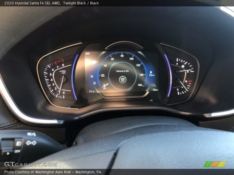 Twilight Black / Black 2020 Hyundai Santa Fe SEL AWD