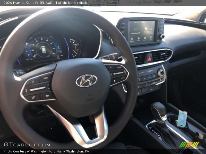 Twilight Black / Black 2020 Hyundai Santa Fe SEL AWD