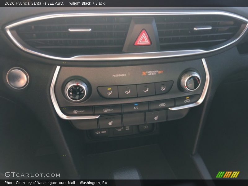 Twilight Black / Black 2020 Hyundai Santa Fe SEL AWD