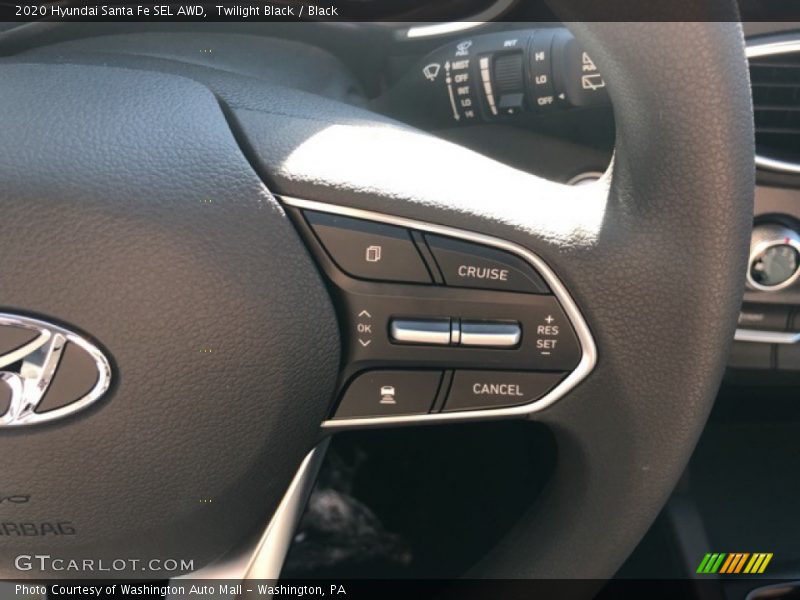 Twilight Black / Black 2020 Hyundai Santa Fe SEL AWD
