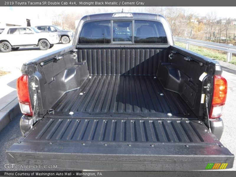 Midnight Black Metallic / Cement Gray 2019 Toyota Tacoma SR Double Cab 4x4