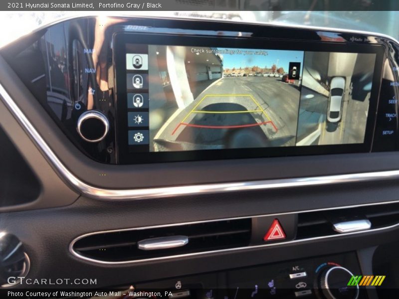 Portofino Gray / Black 2021 Hyundai Sonata Limited