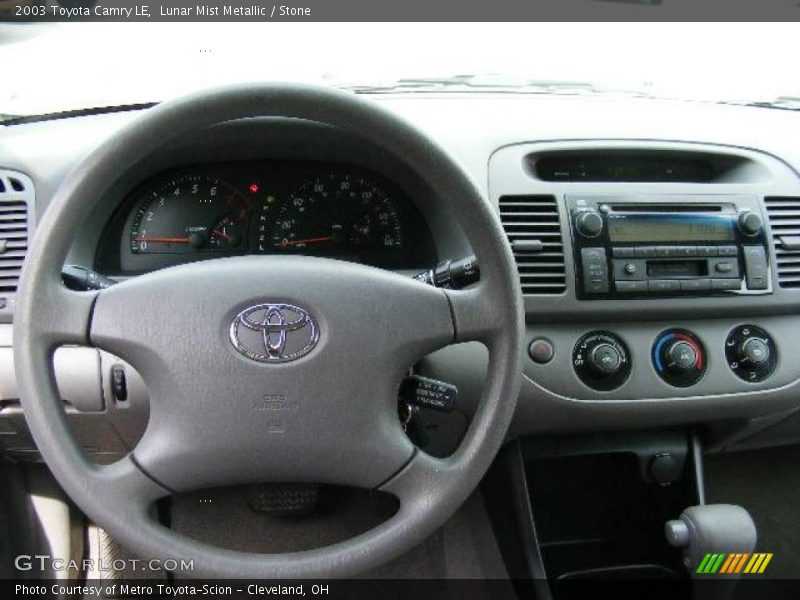 Lunar Mist Metallic / Stone 2003 Toyota Camry LE