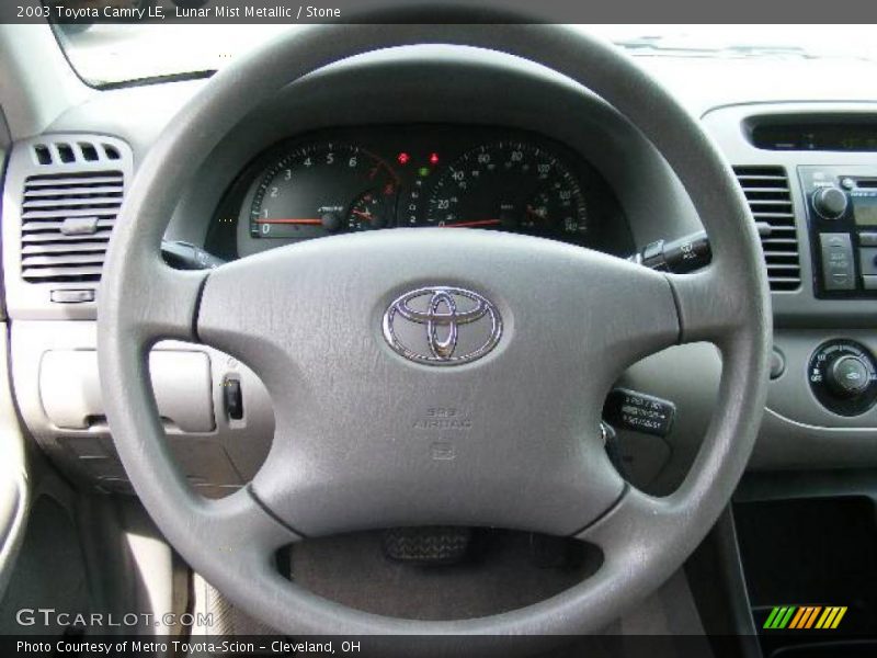 Lunar Mist Metallic / Stone 2003 Toyota Camry LE