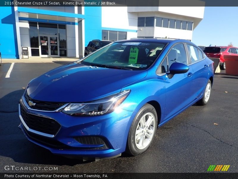 Kinetic Blue Metallic / Jet Black 2016 Chevrolet Cruze LT Sedan