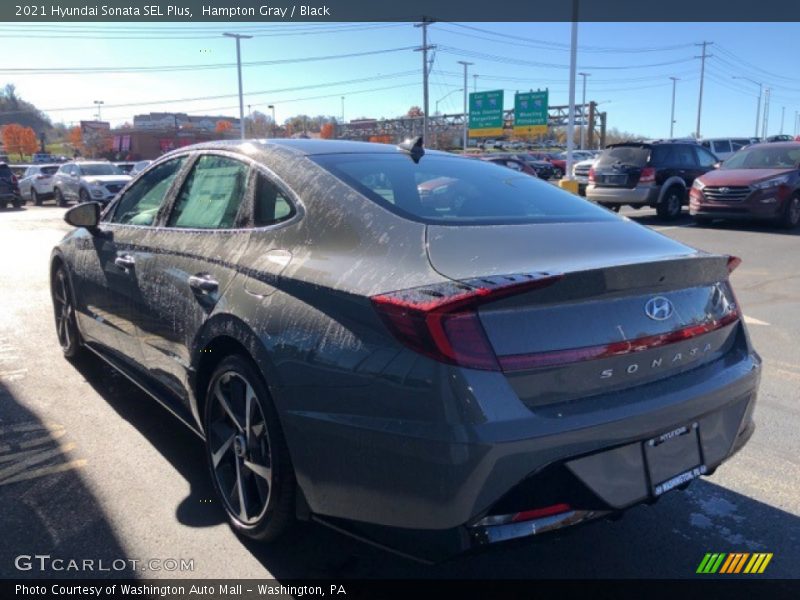 Hampton Gray / Black 2021 Hyundai Sonata SEL Plus
