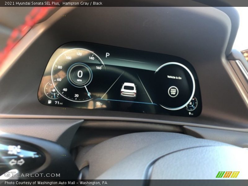 Hampton Gray / Black 2021 Hyundai Sonata SEL Plus