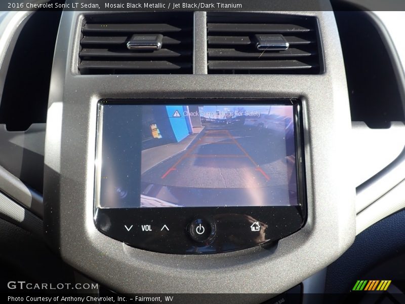 Mosaic Black Metallic / Jet Black/Dark Titanium 2016 Chevrolet Sonic LT Sedan