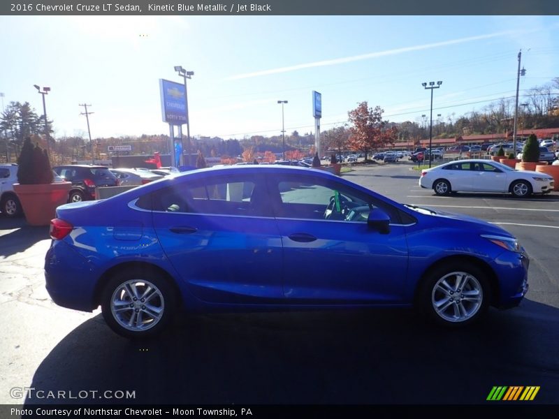 Kinetic Blue Metallic / Jet Black 2016 Chevrolet Cruze LT Sedan