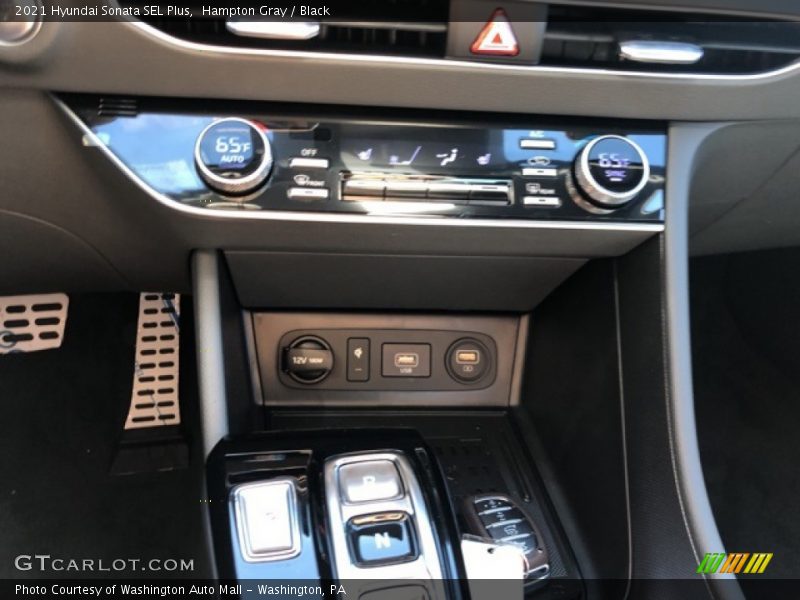 Hampton Gray / Black 2021 Hyundai Sonata SEL Plus
