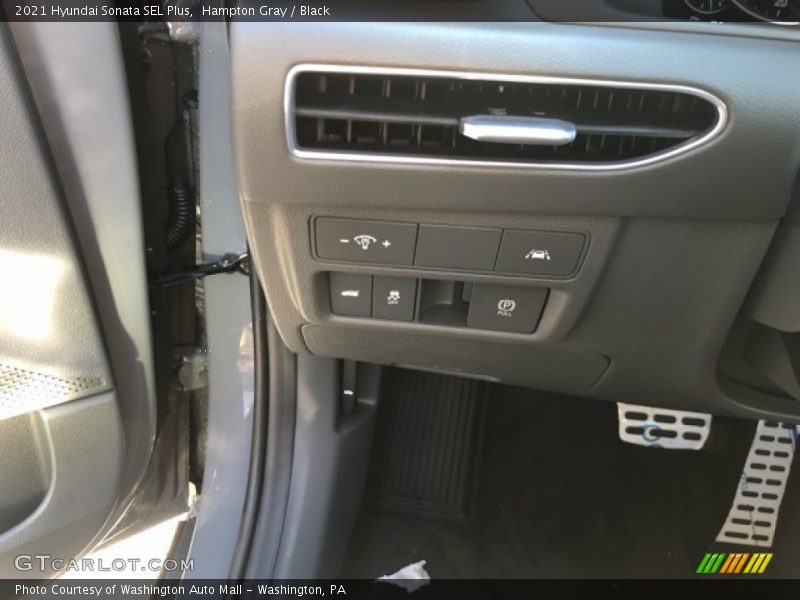 Hampton Gray / Black 2021 Hyundai Sonata SEL Plus
