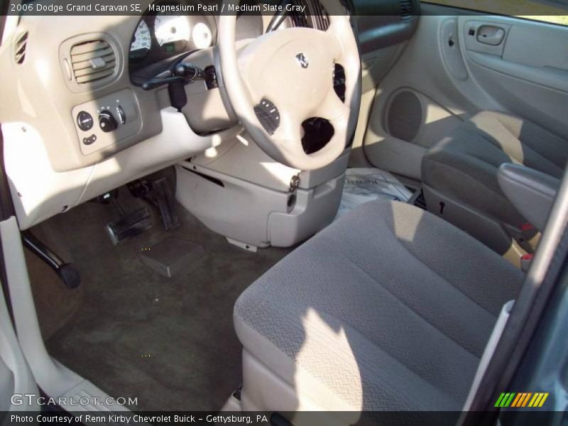 Magnesium Pearl / Medium Slate Gray 2006 Dodge Grand Caravan SE
