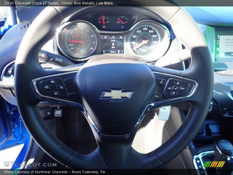 Kinetic Blue Metallic / Jet Black 2016 Chevrolet Cruze LT Sedan