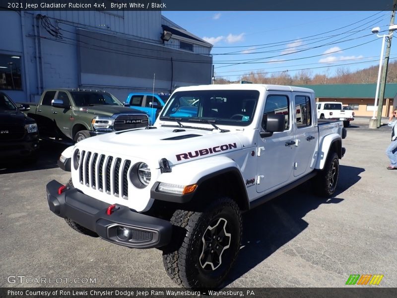 Bright White / Black 2021 Jeep Gladiator Rubicon 4x4