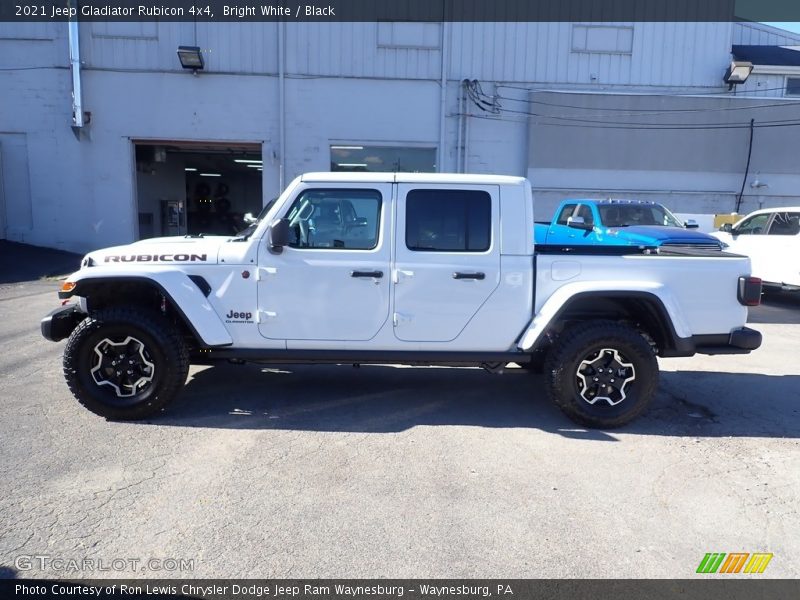 Bright White / Black 2021 Jeep Gladiator Rubicon 4x4