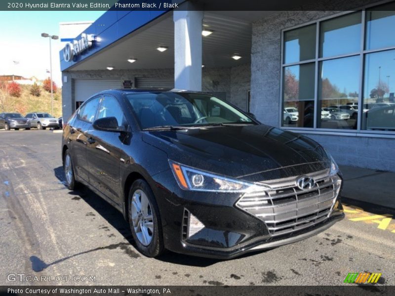 Phantom Black / Black 2020 Hyundai Elantra Value Edition