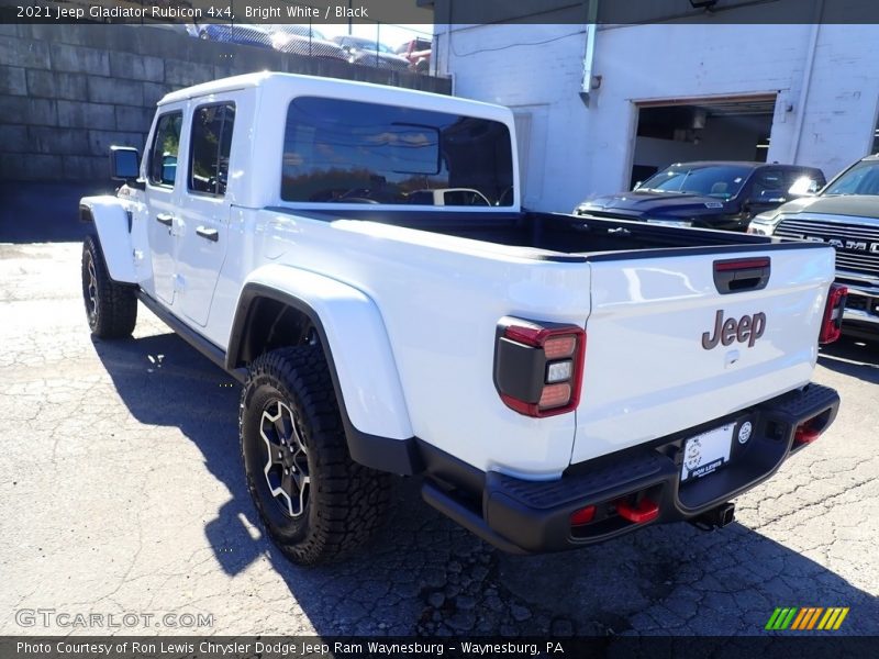 Bright White / Black 2021 Jeep Gladiator Rubicon 4x4