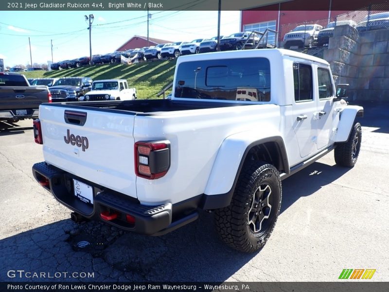 Bright White / Black 2021 Jeep Gladiator Rubicon 4x4