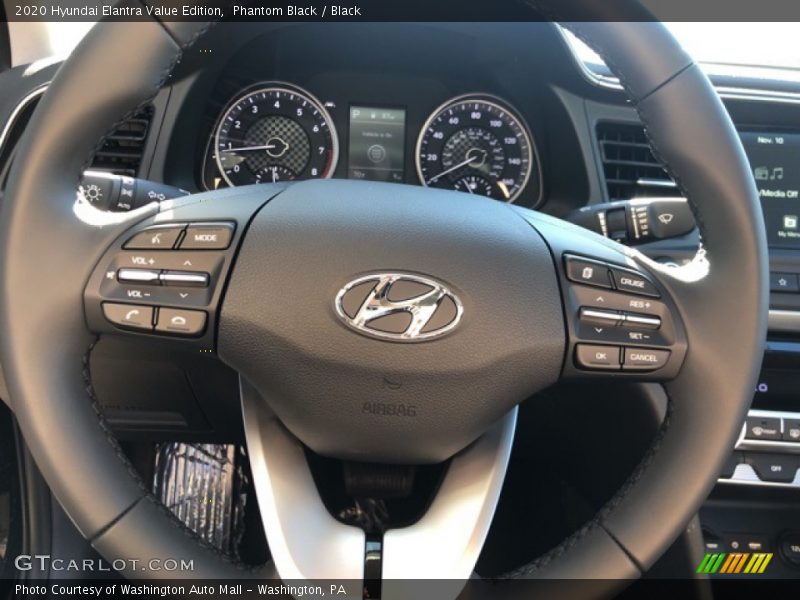 Phantom Black / Black 2020 Hyundai Elantra Value Edition