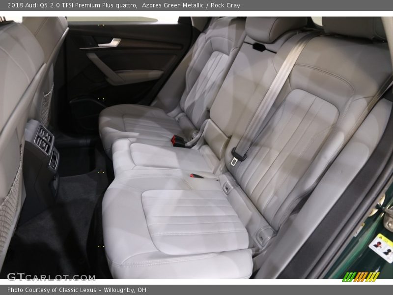 Azores Green Metallic / Rock Gray 2018 Audi Q5 2.0 TFSI Premium Plus quattro