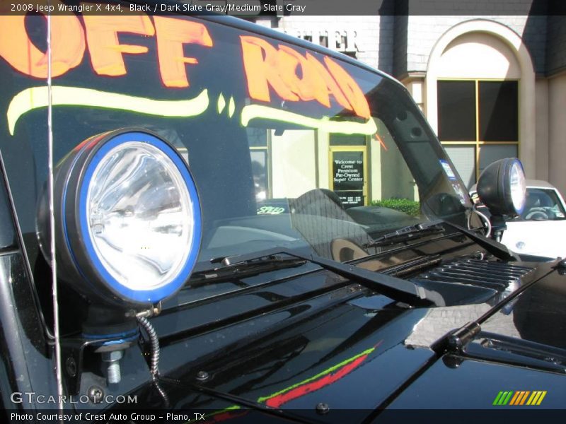Black / Dark Slate Gray/Medium Slate Gray 2008 Jeep Wrangler X 4x4