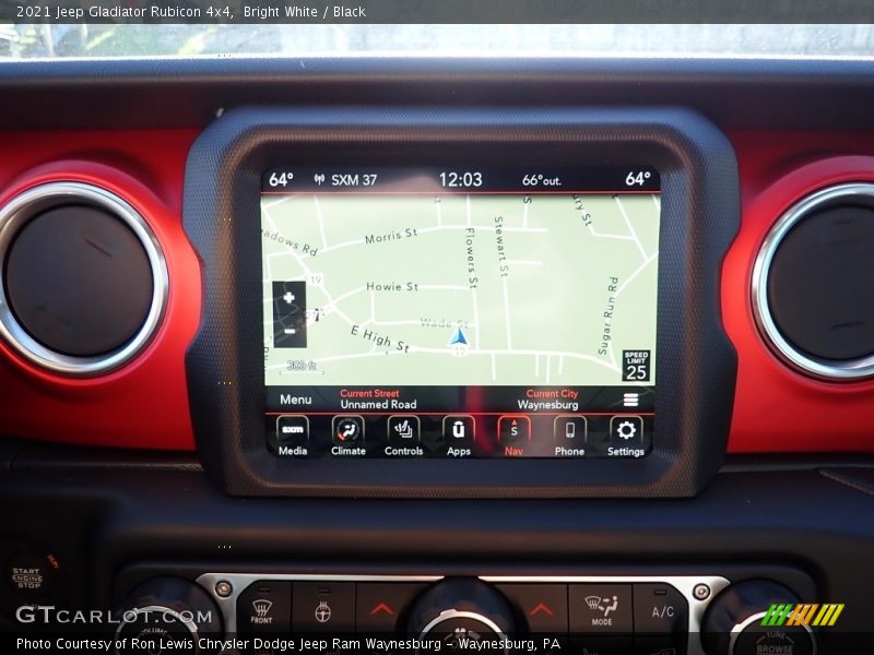 Bright White / Black 2021 Jeep Gladiator Rubicon 4x4