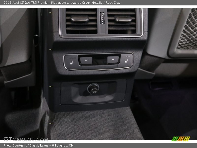 Azores Green Metallic / Rock Gray 2018 Audi Q5 2.0 TFSI Premium Plus quattro