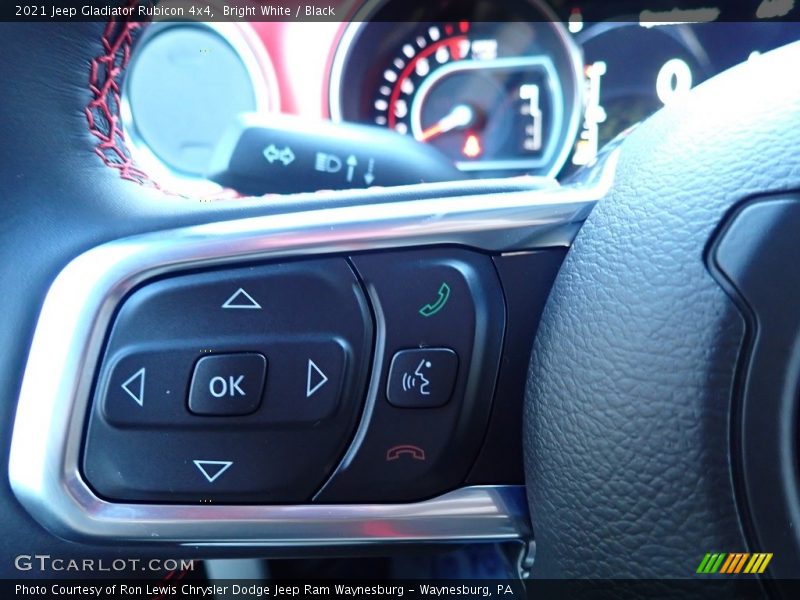 Bright White / Black 2021 Jeep Gladiator Rubicon 4x4