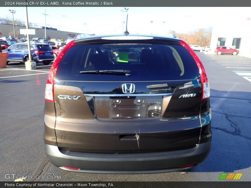 Kona Coffee Metallic / Black 2014 Honda CR-V EX-L AWD