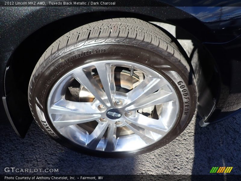 Tuxedo Black Metallic / Dark Charcoal 2012 Lincoln MKZ AWD