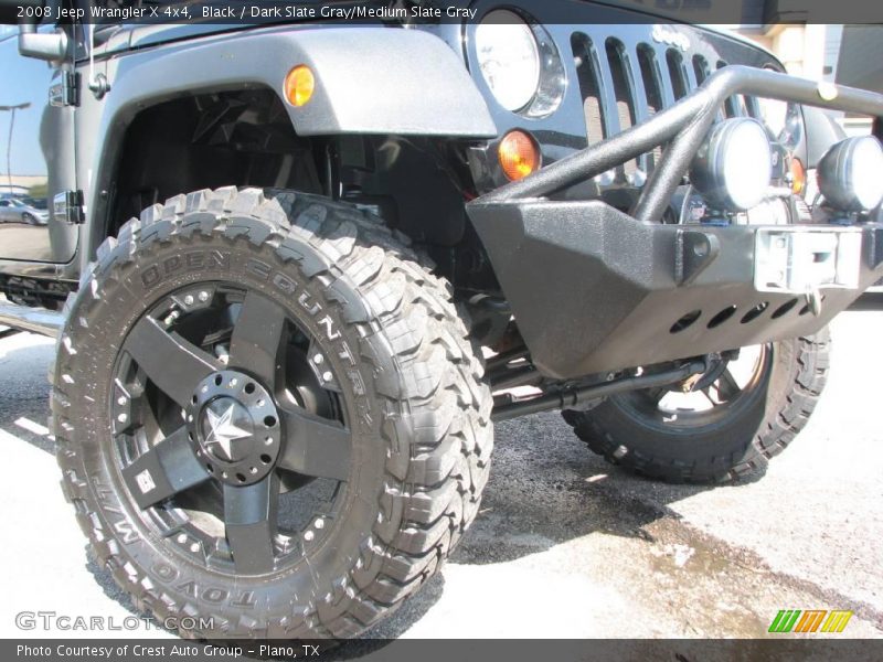 Black / Dark Slate Gray/Medium Slate Gray 2008 Jeep Wrangler X 4x4