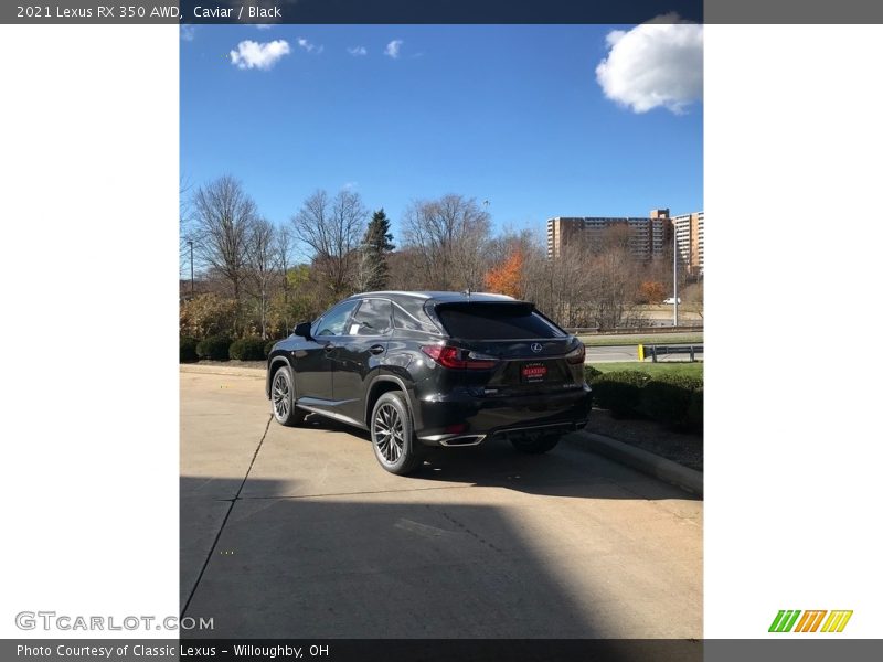 Caviar / Black 2021 Lexus RX 350 AWD