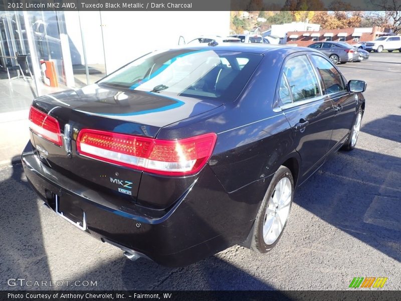 Tuxedo Black Metallic / Dark Charcoal 2012 Lincoln MKZ AWD