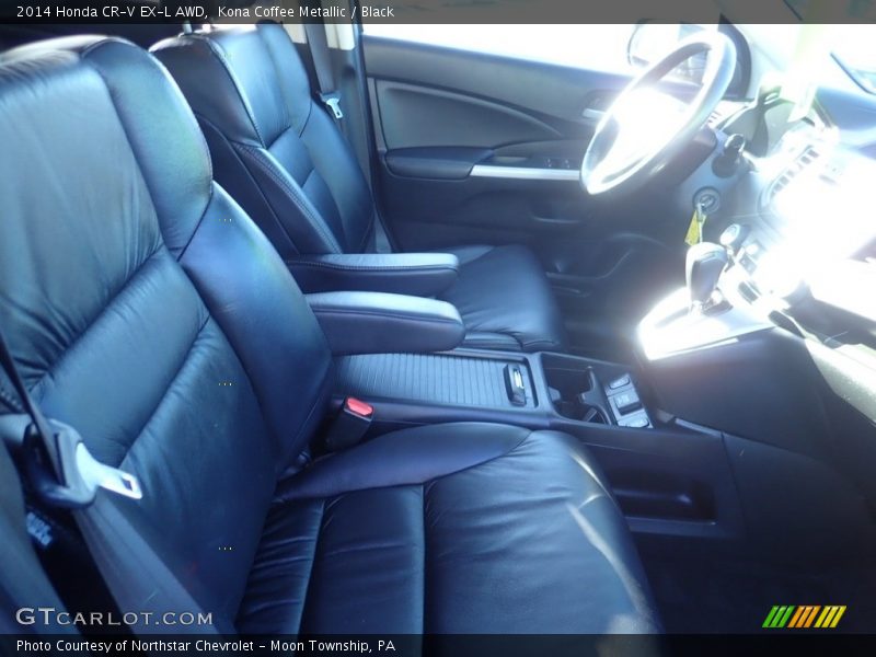 Kona Coffee Metallic / Black 2014 Honda CR-V EX-L AWD