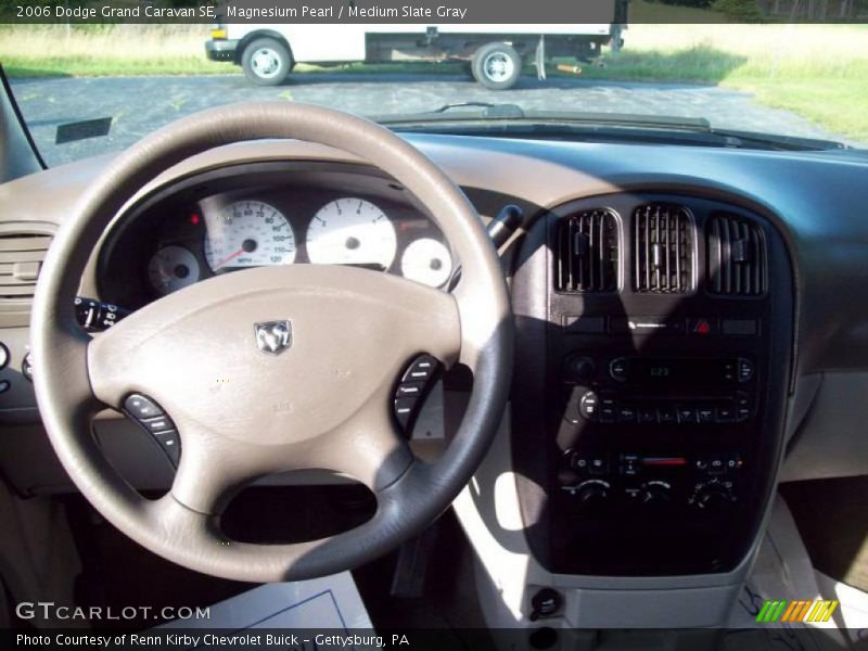 Magnesium Pearl / Medium Slate Gray 2006 Dodge Grand Caravan SE