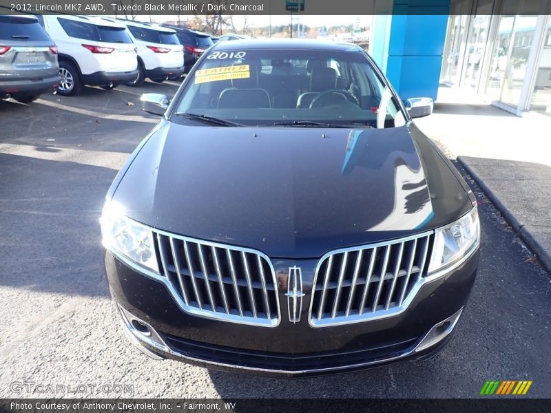 Tuxedo Black Metallic / Dark Charcoal 2012 Lincoln MKZ AWD