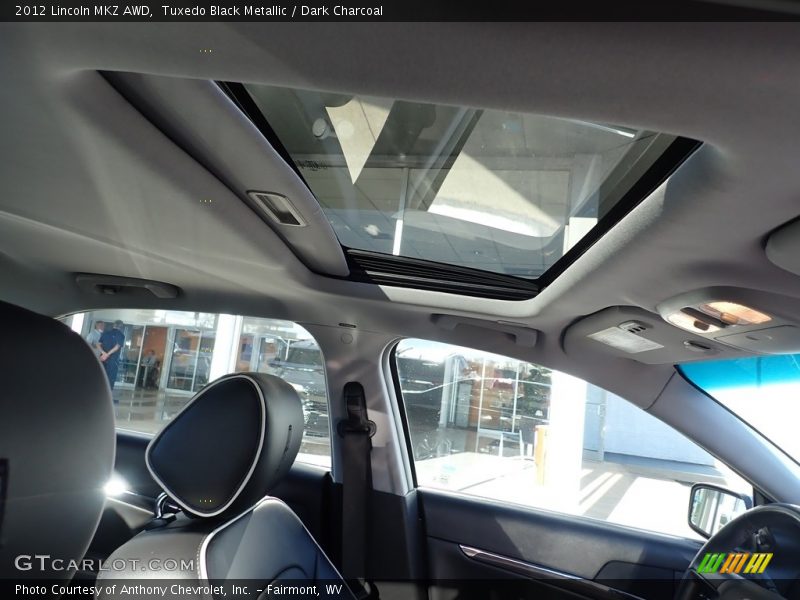 Tuxedo Black Metallic / Dark Charcoal 2012 Lincoln MKZ AWD