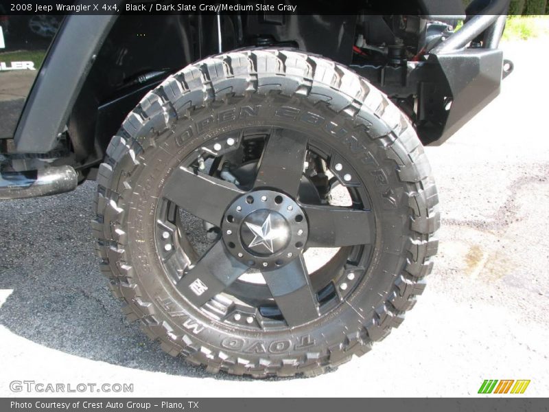 Black / Dark Slate Gray/Medium Slate Gray 2008 Jeep Wrangler X 4x4