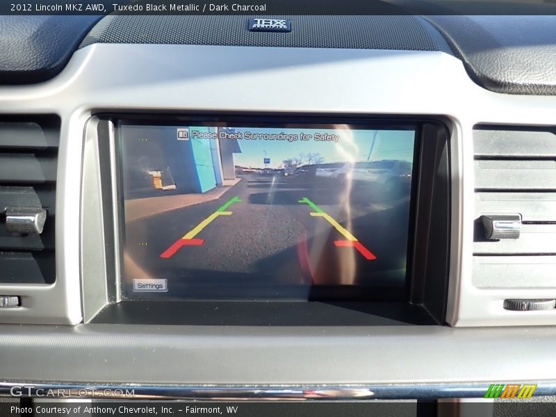 Tuxedo Black Metallic / Dark Charcoal 2012 Lincoln MKZ AWD