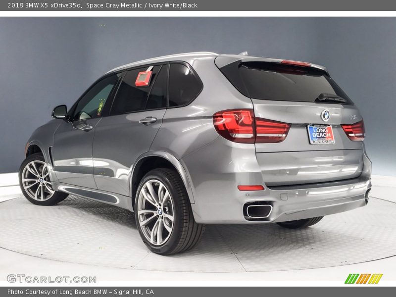Space Gray Metallic / Ivory White/Black 2018 BMW X5 xDrive35d