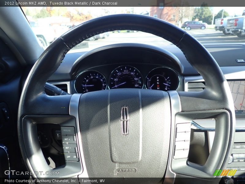 Tuxedo Black Metallic / Dark Charcoal 2012 Lincoln MKZ AWD