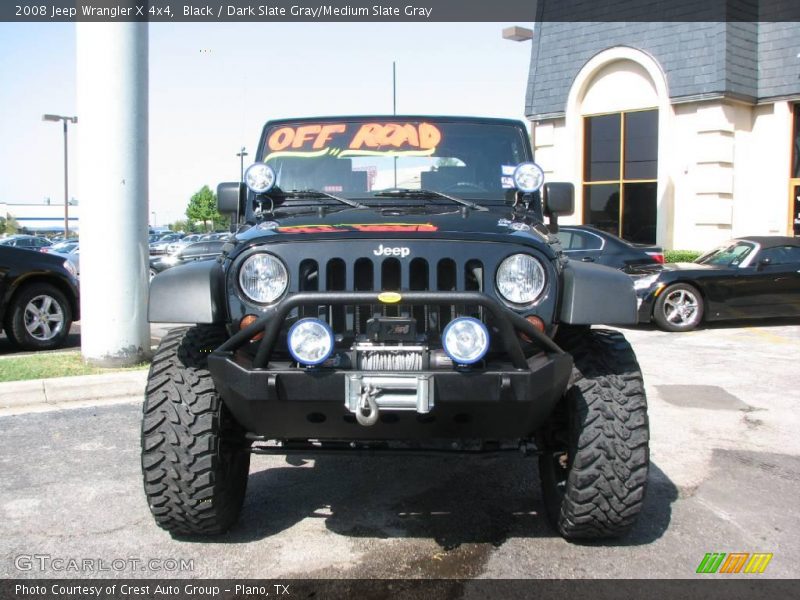 Black / Dark Slate Gray/Medium Slate Gray 2008 Jeep Wrangler X 4x4