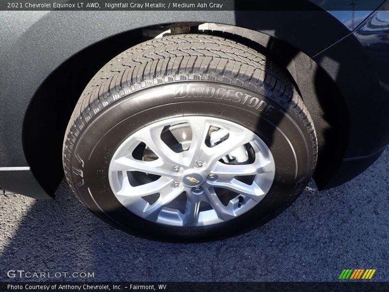 Nightfall Gray Metallic / Medium Ash Gray 2021 Chevrolet Equinox LT AWD