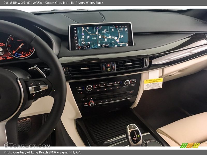 Space Gray Metallic / Ivory White/Black 2018 BMW X5 xDrive35d