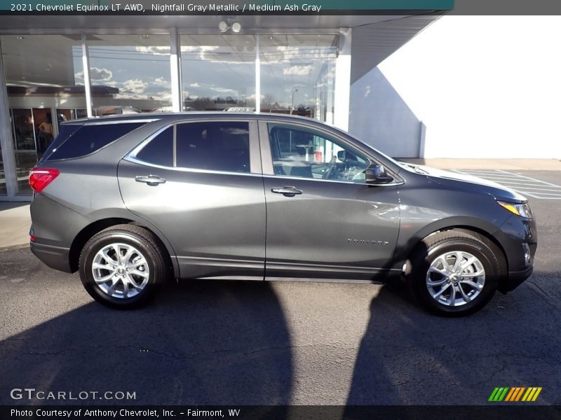 Nightfall Gray Metallic / Medium Ash Gray 2021 Chevrolet Equinox LT AWD