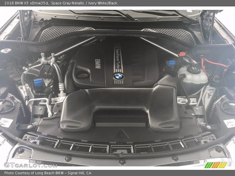 Space Gray Metallic / Ivory White/Black 2018 BMW X5 xDrive35d