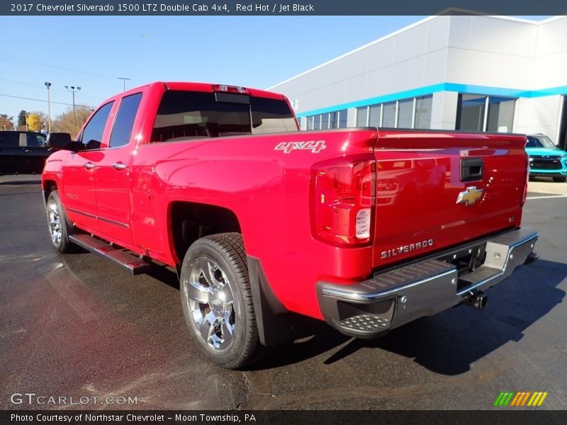 Red Hot / Jet Black 2017 Chevrolet Silverado 1500 LTZ Double Cab 4x4